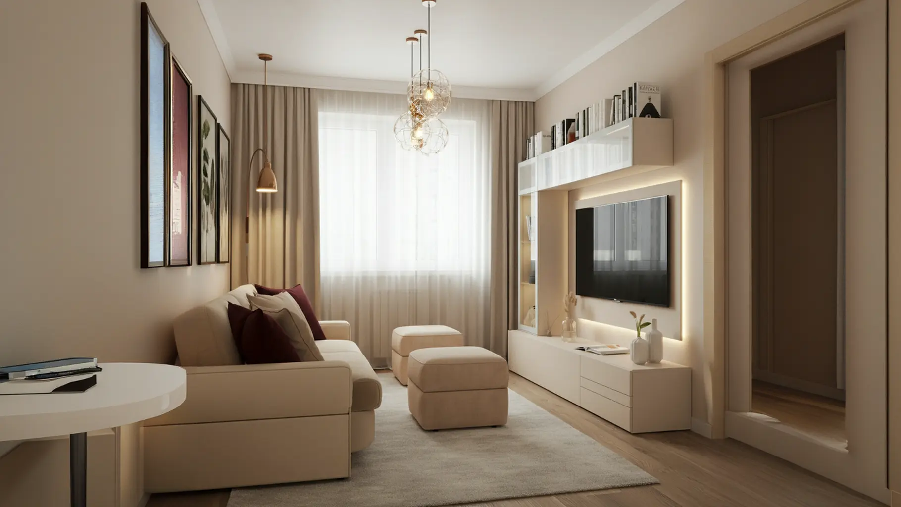 Image showcasing 17 Stunning Space-Saving Tips ! To Elevate Your Living Room
