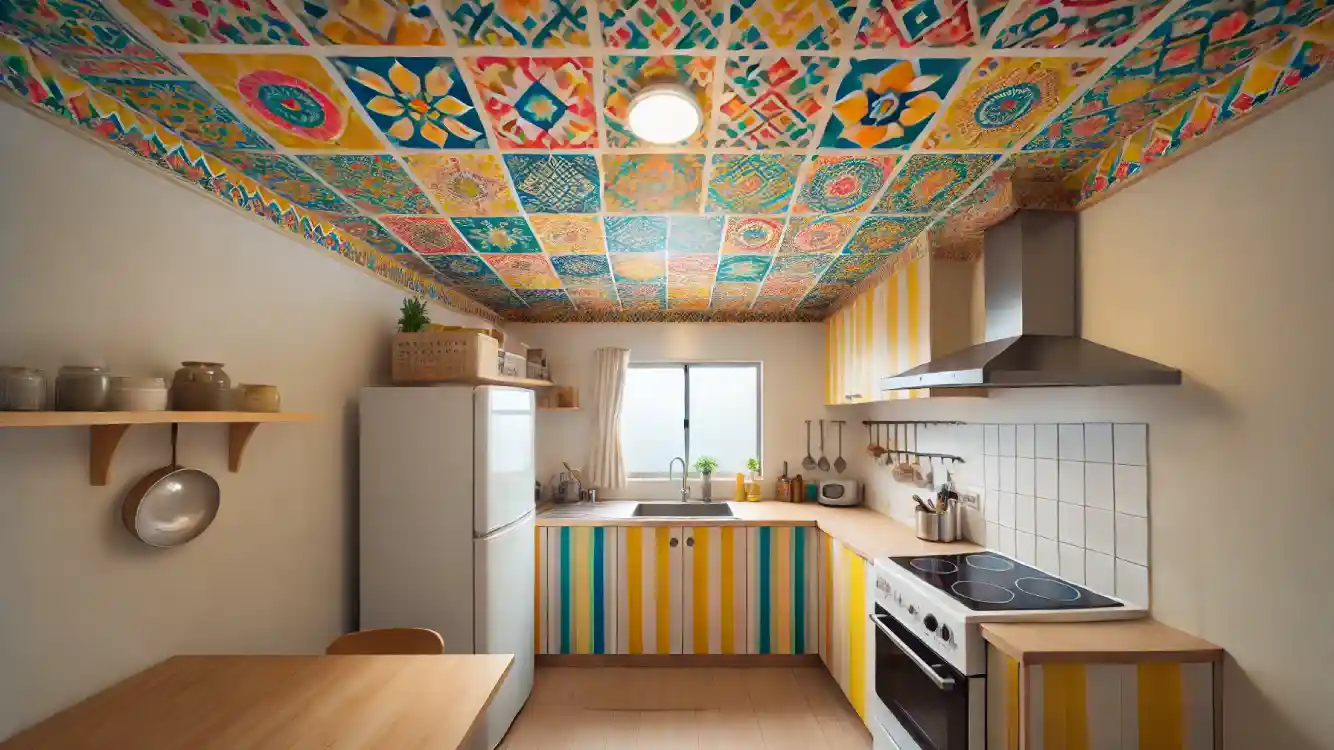 Colorful Patterned Ceilings