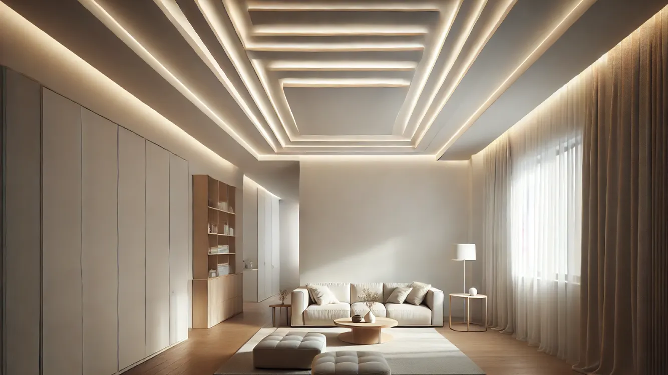 Layered Ceilings with Indirect Lights