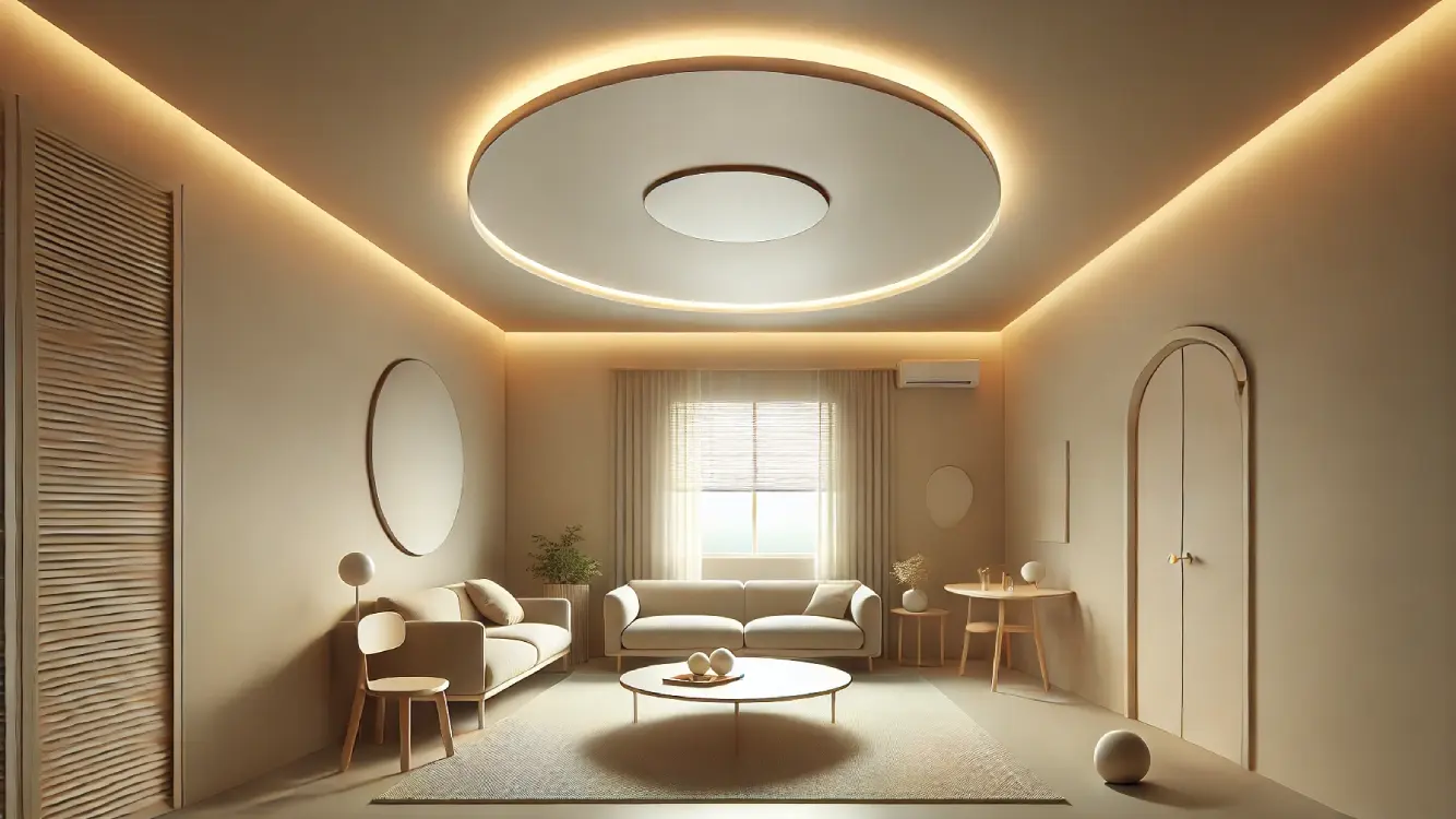 circular PVC ceiling design