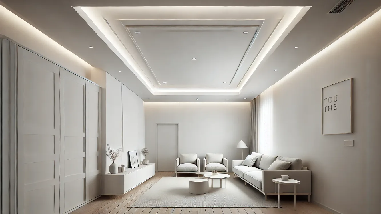 White Gypsum Ceiling