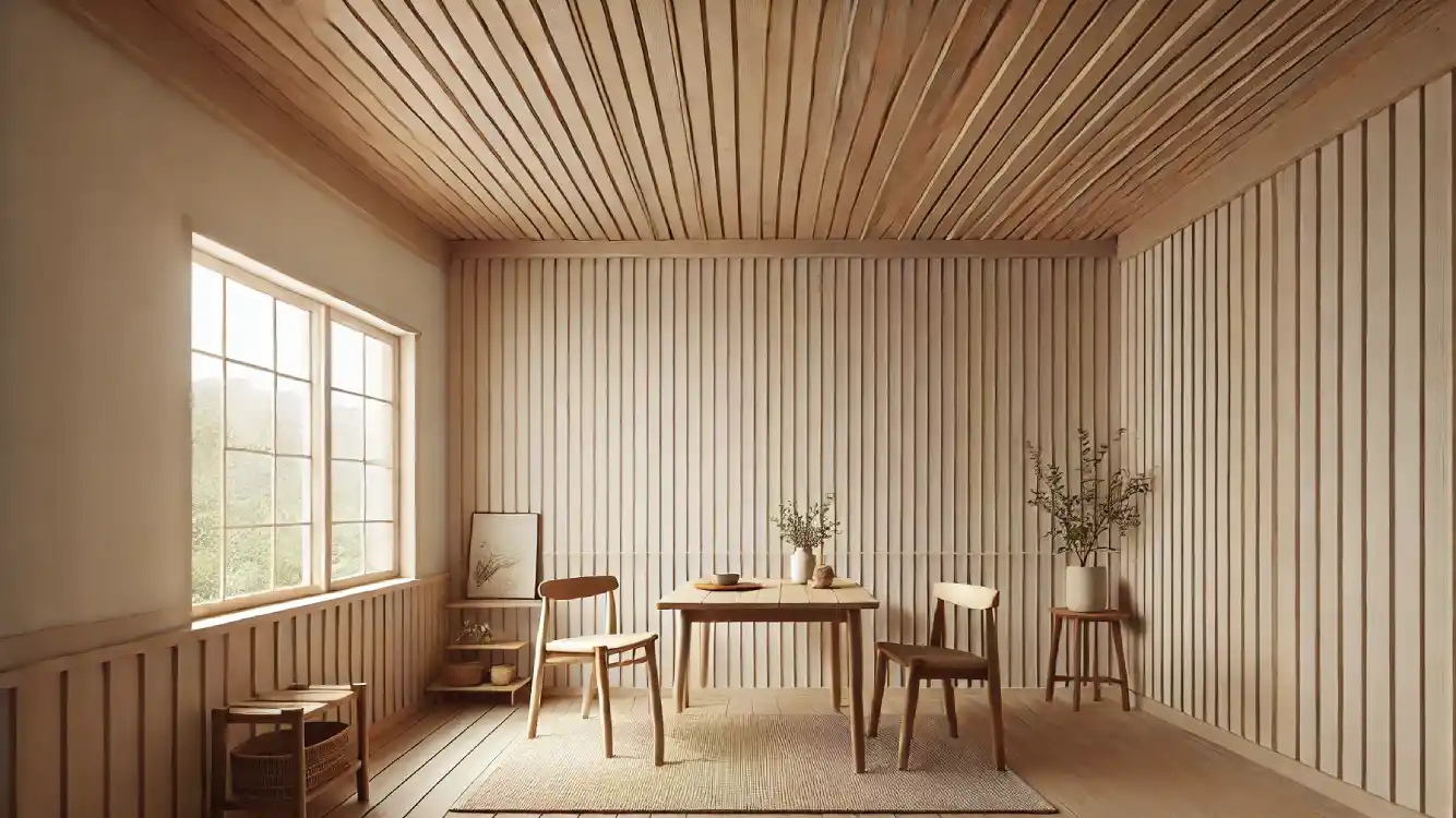 Wooden Batten Ceiling