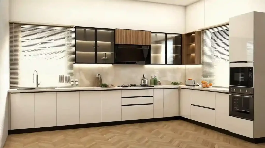L Shaped Kitchen