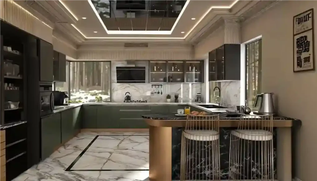 U Shaped Kitchen