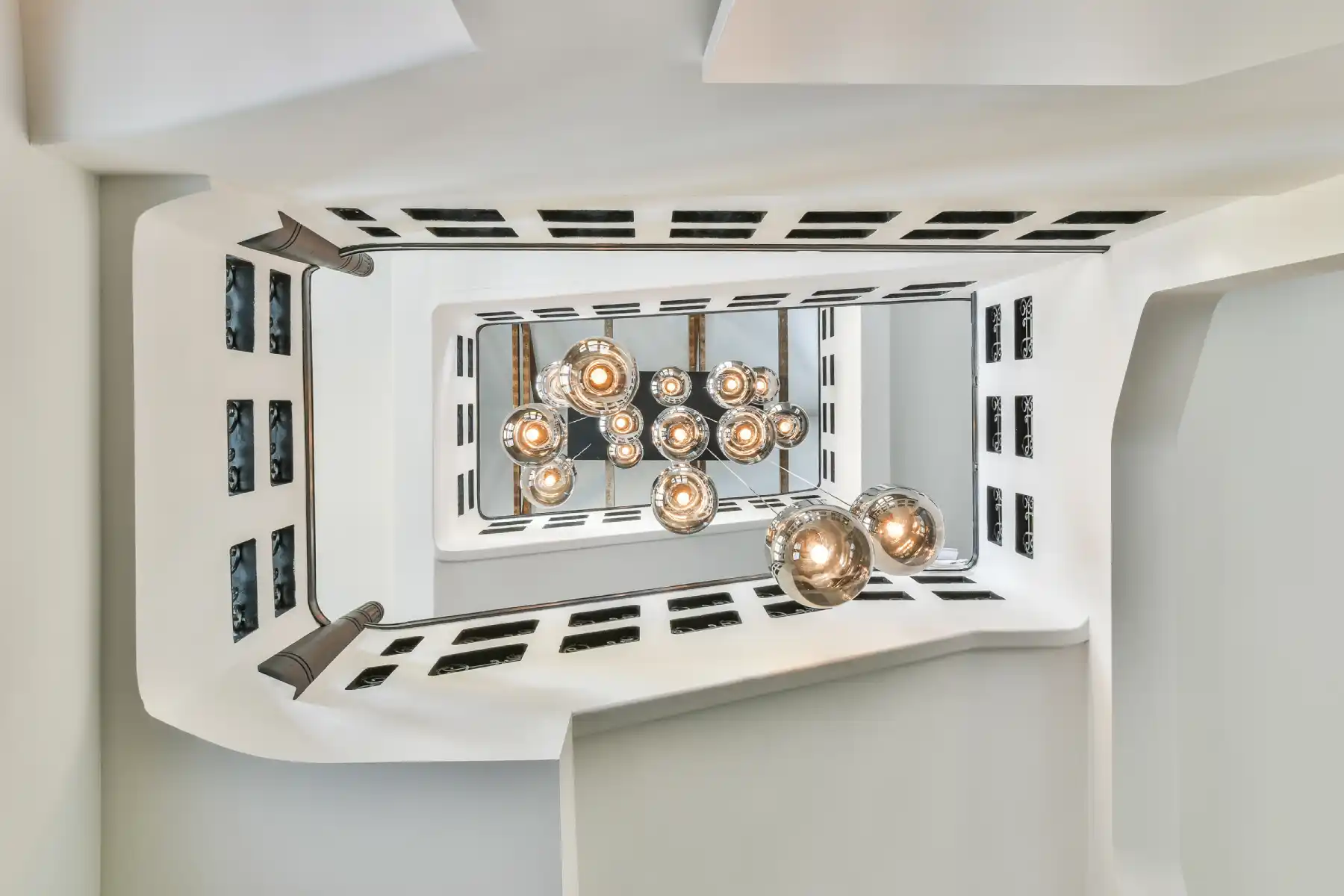 Statement Stairwell Lighting