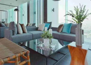 Glass coffee tables