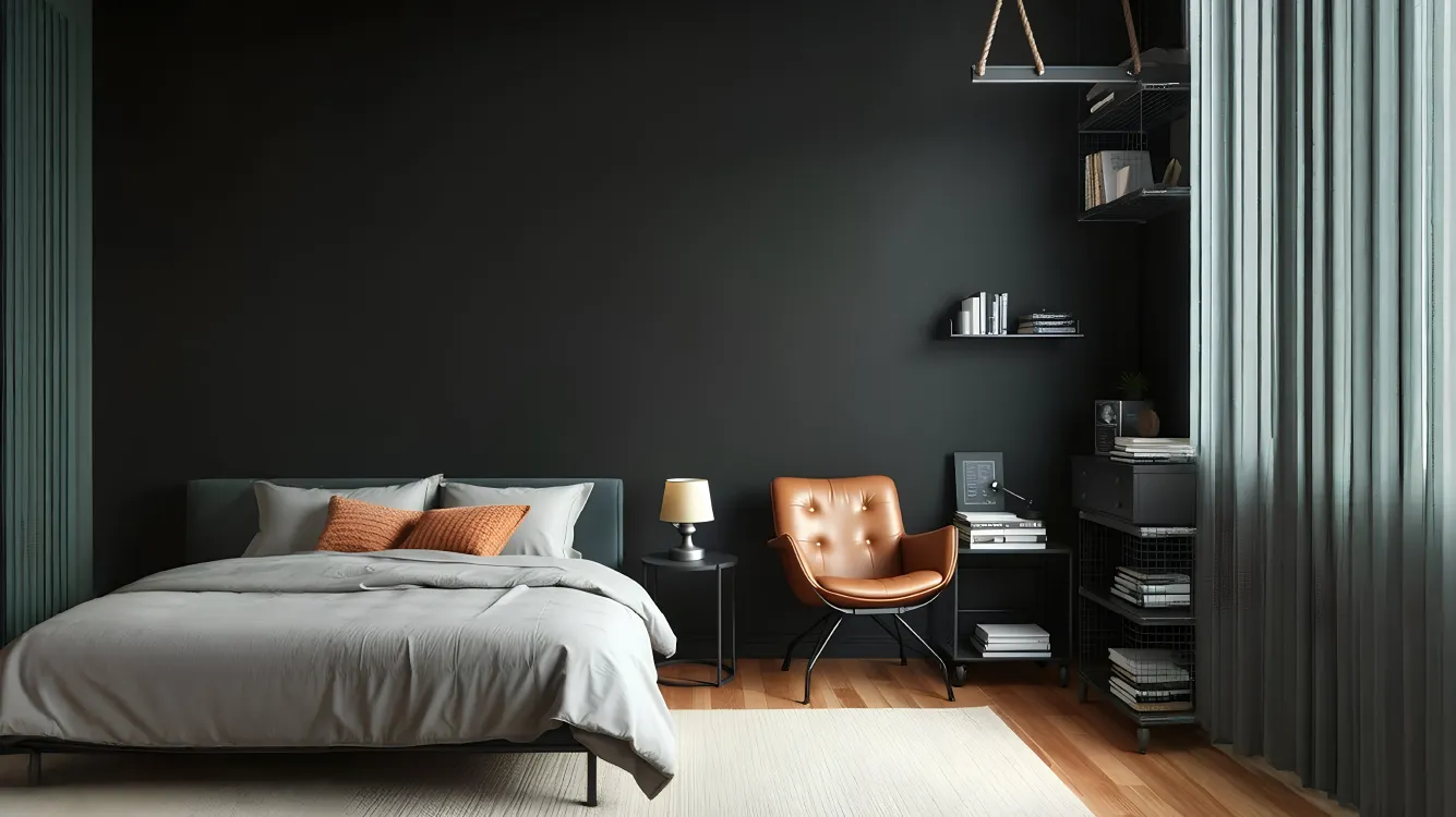 Industrial Elegance side table